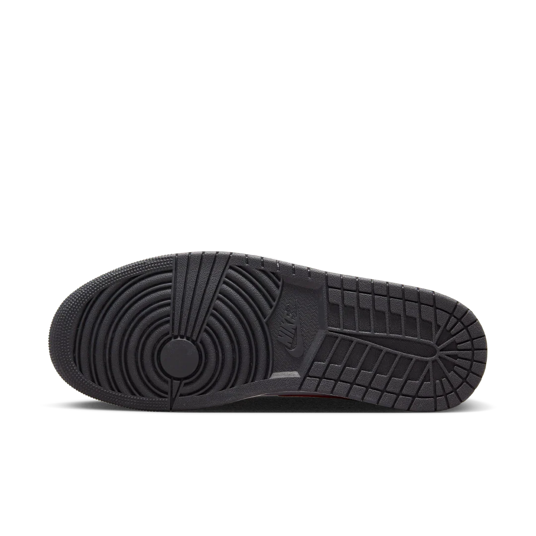 Air Jordan 1 Mid White Black Red (2022)