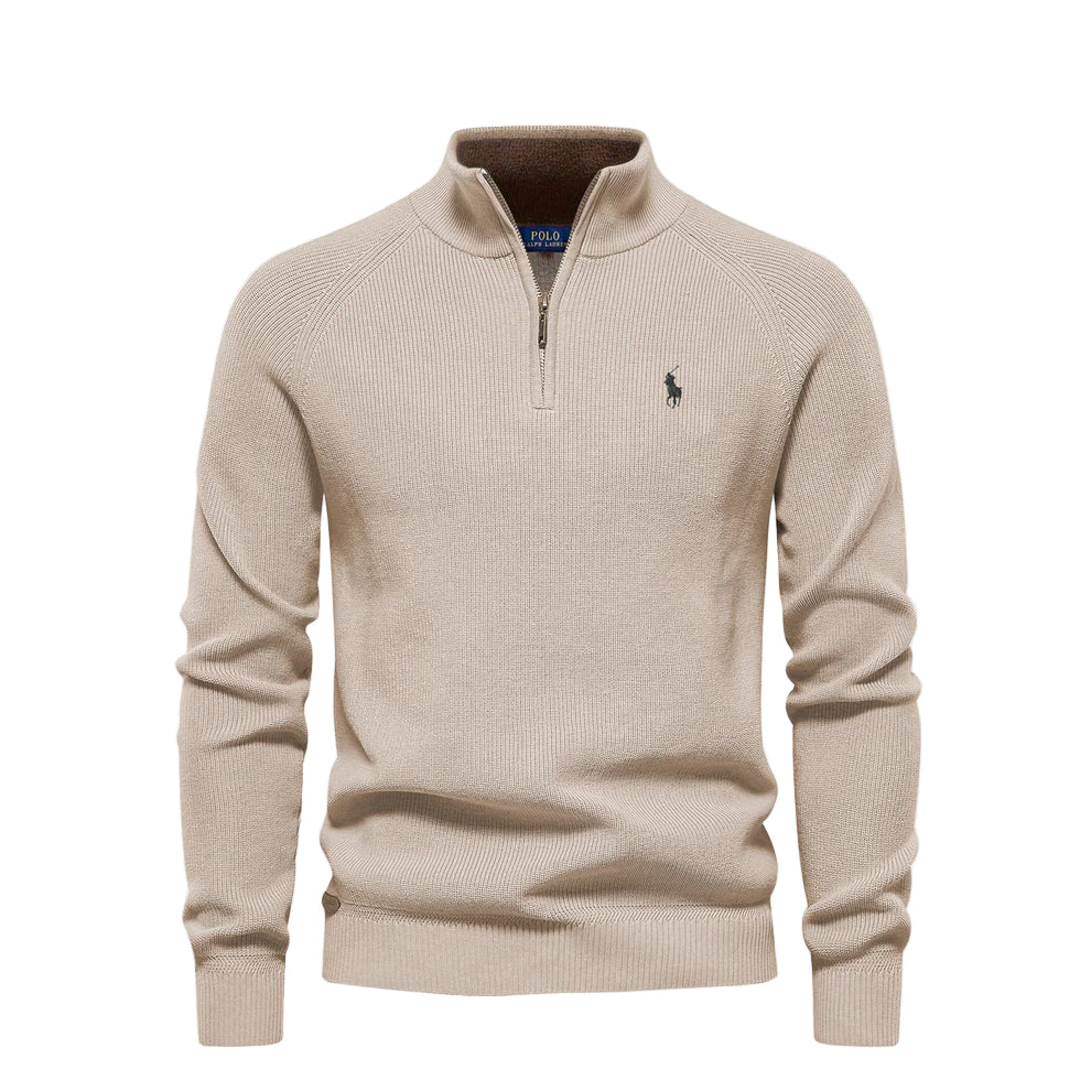 Polo Ralph Lauren Cotton Half-Zip Pullover Sweater