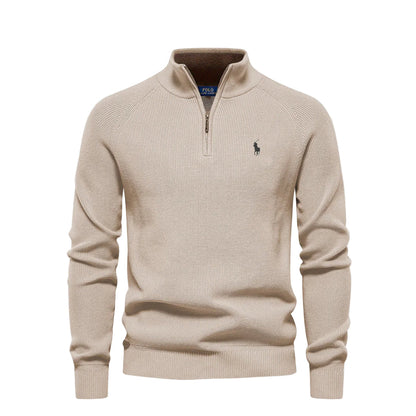 Polo Ralph Lauren Cotton Half-Zip Pullover Sweater
