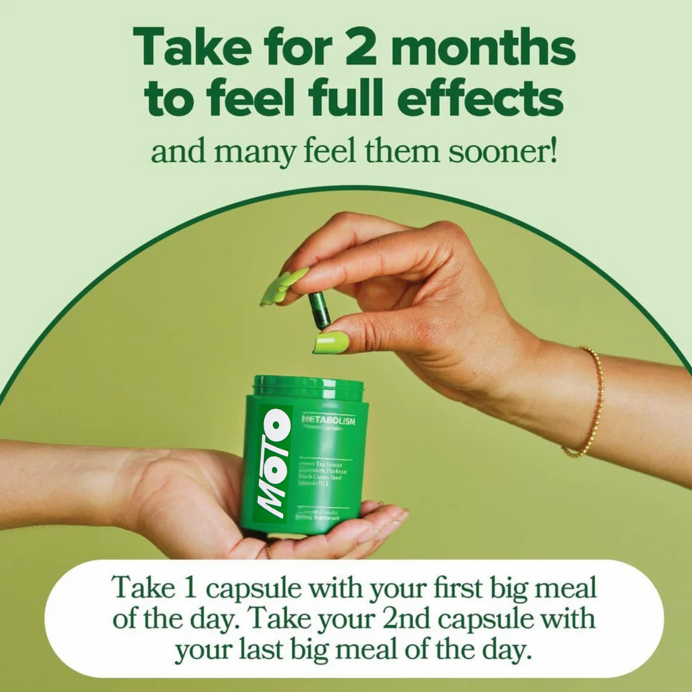 MOTO® Cápsulas que aceleran el metabolismo