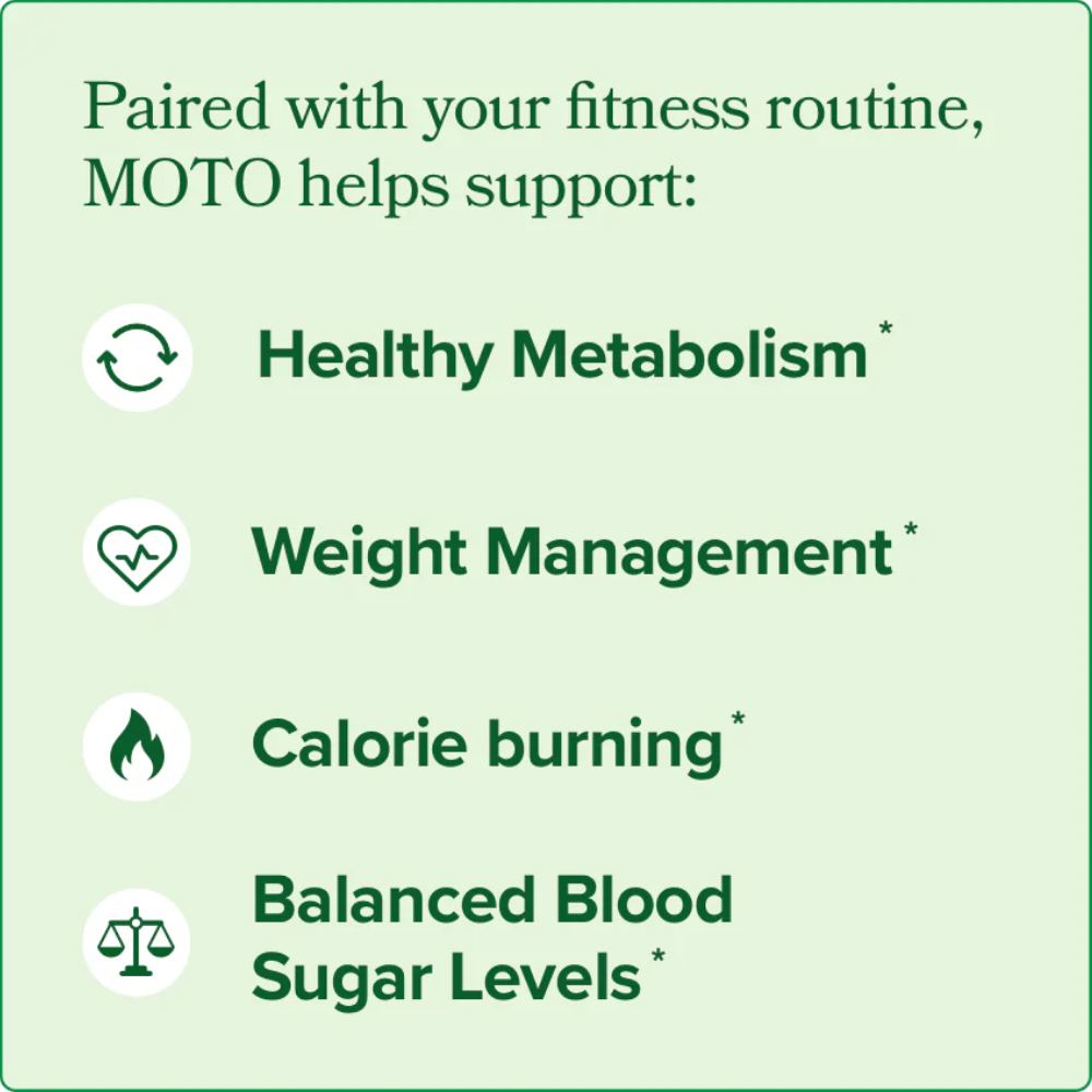 MOTO® Cápsulas que aceleran el metabolismo
