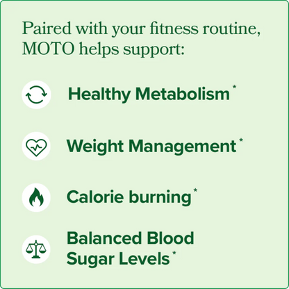 MOTO® Cápsulas que aceleran el metabolismo