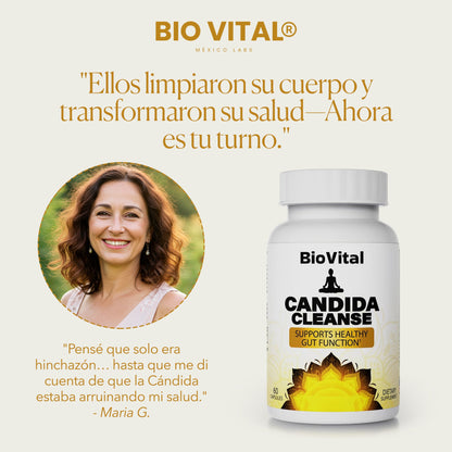 Vital BioLabs® Candida Cleanse Capsules that reduce cravings, bloating, and fatigue