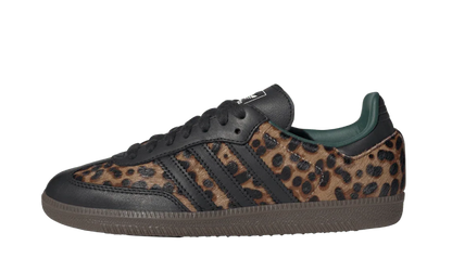 Adidas Samba OG Black Green Leopard