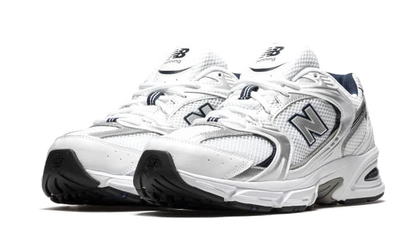 New Balance 530 White Silver Navy