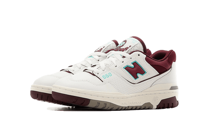 New Balance 550 Burgundy Cyan
