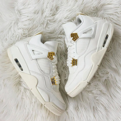Air Jordan 4 Retro Metallic Gold