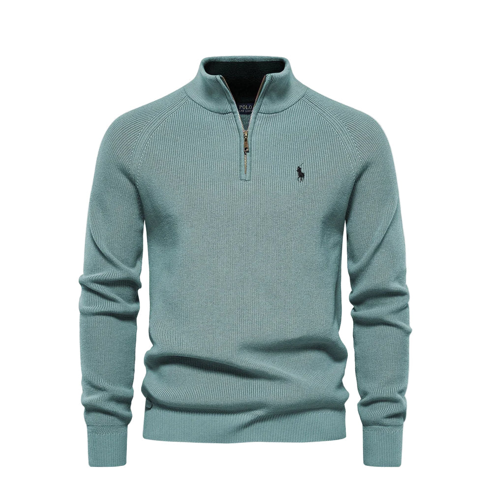 Polo Ralph Lauren Cotton Half-Zip Pullover Sweater